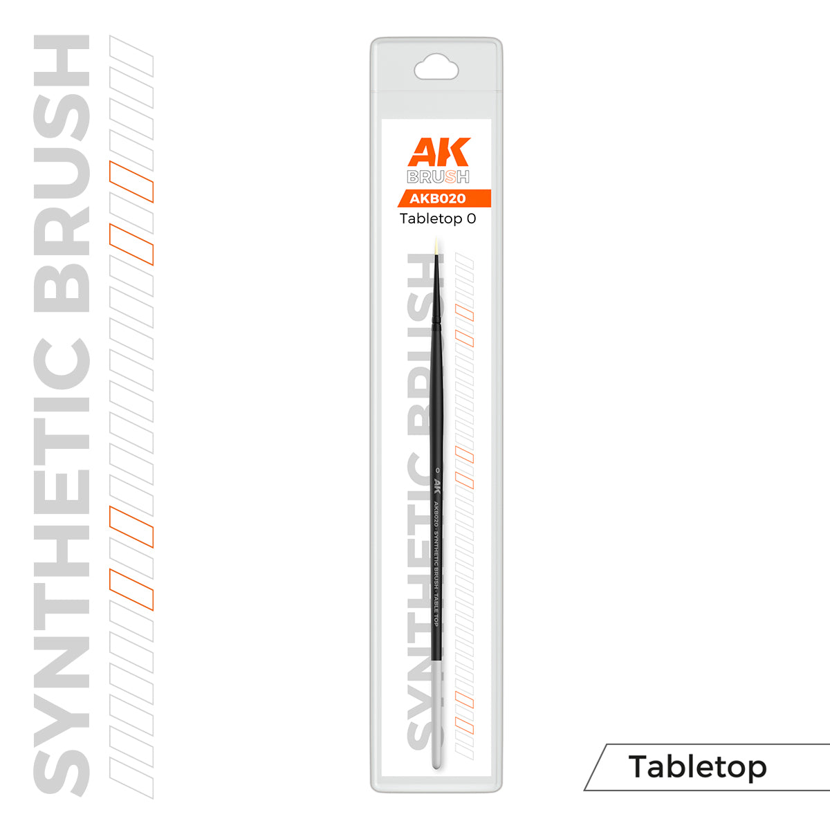 AK Interactive Synthetic Brush - Tabletop 0 | Boutique FDB