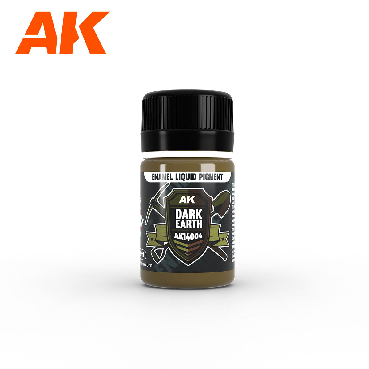 AK Interactive Enamel Liquid Dark Earth 35ml | Boutique FDB