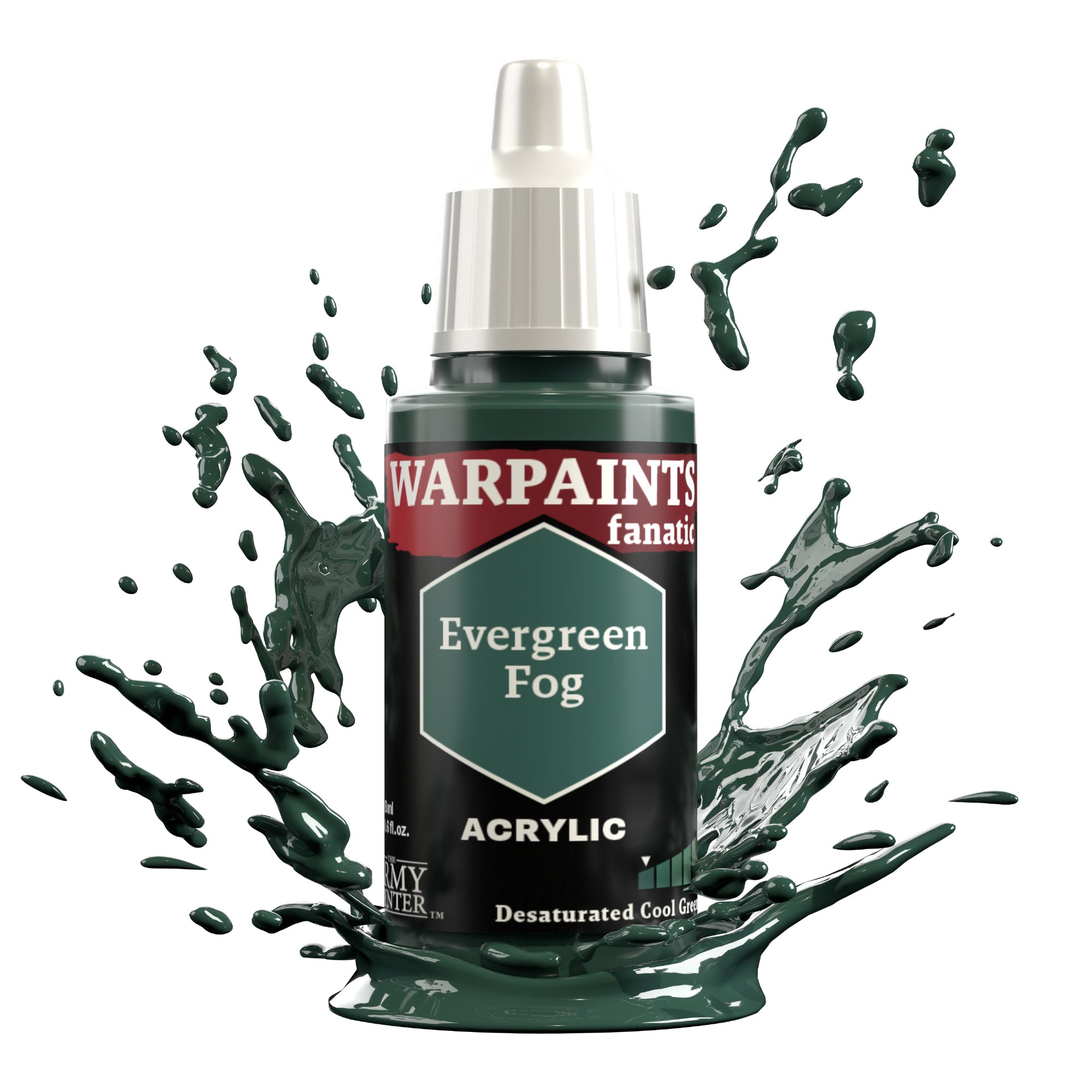 ARMY PAINTER: WARPAINTS FANATIC ACRYLIC - EVERGREEN FOG | Boutique FDB