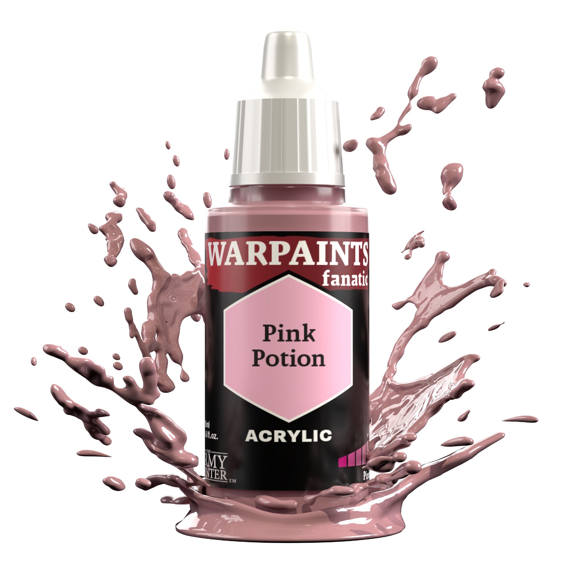 ARMY PAINTER: WARPAINTS FANATIC ACRYLIC - PINK POTION | Boutique FDB