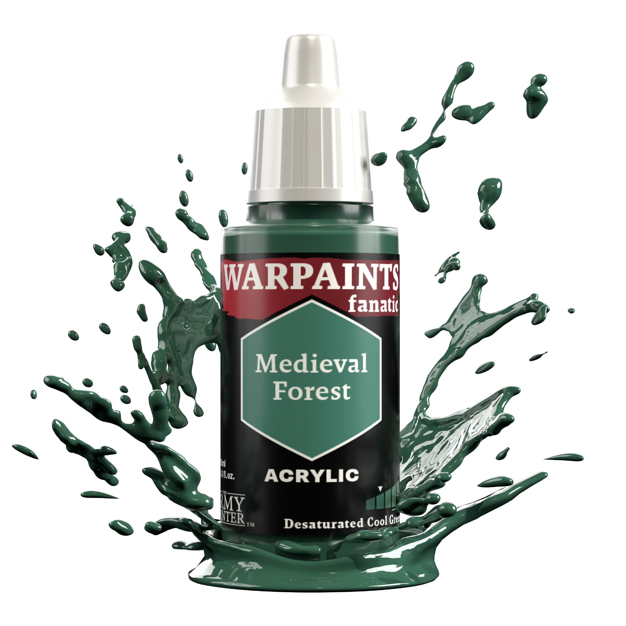 ARMY PAINTER: WARPAINTS FANATIC ACRYLIC - MEDIEVAL FOREST | Boutique FDB