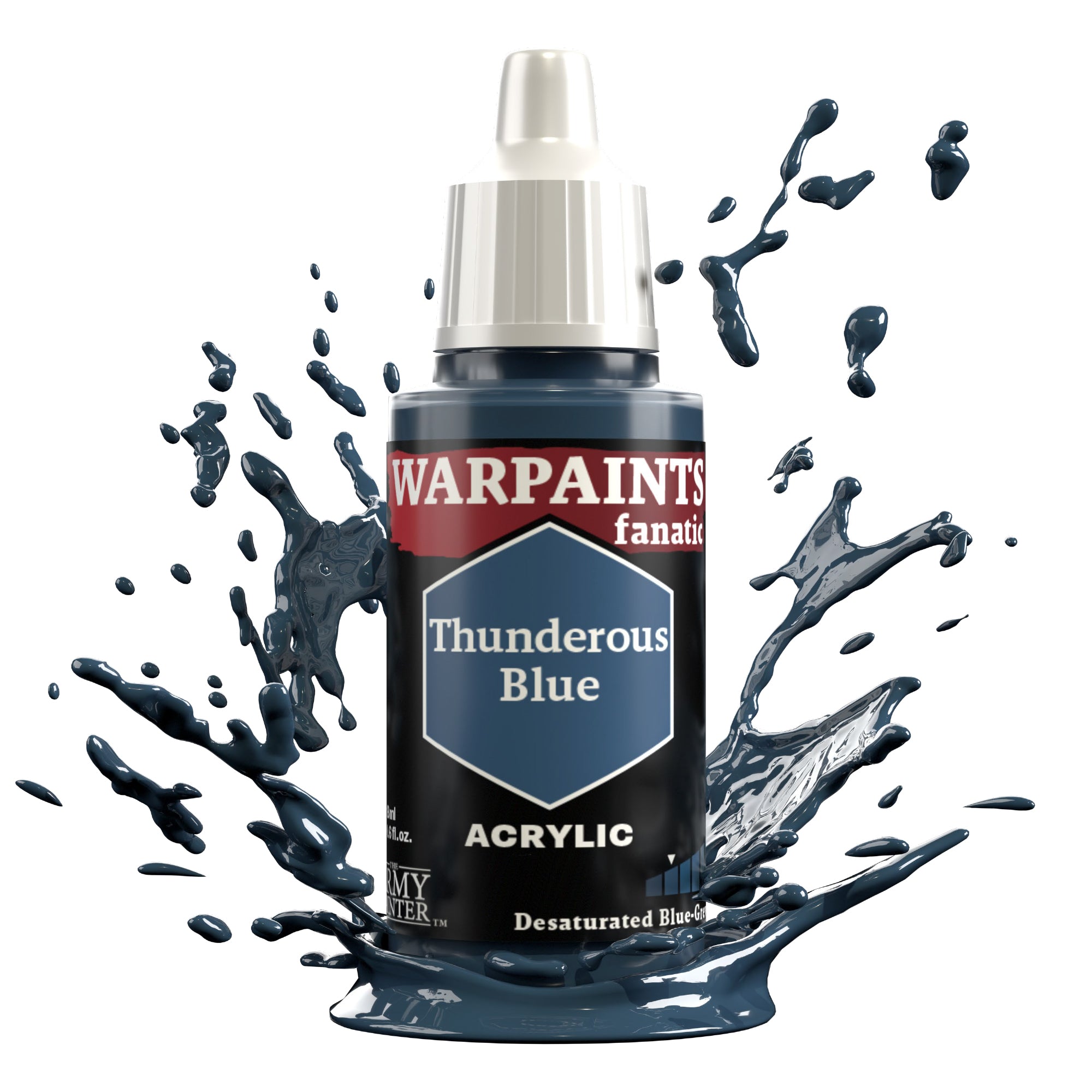 ARMY PAINTER: WARPAINTS FANATIC ACRYLIC - THUNDEROUS BLUE | Boutique FDB