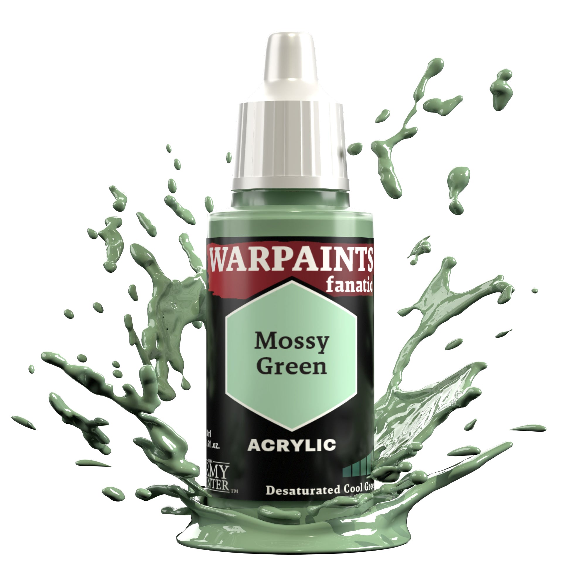 ARMY PAINTER: WARPAINTS FANATIC ACRYLIC - MOSSY GREEN | Boutique FDB