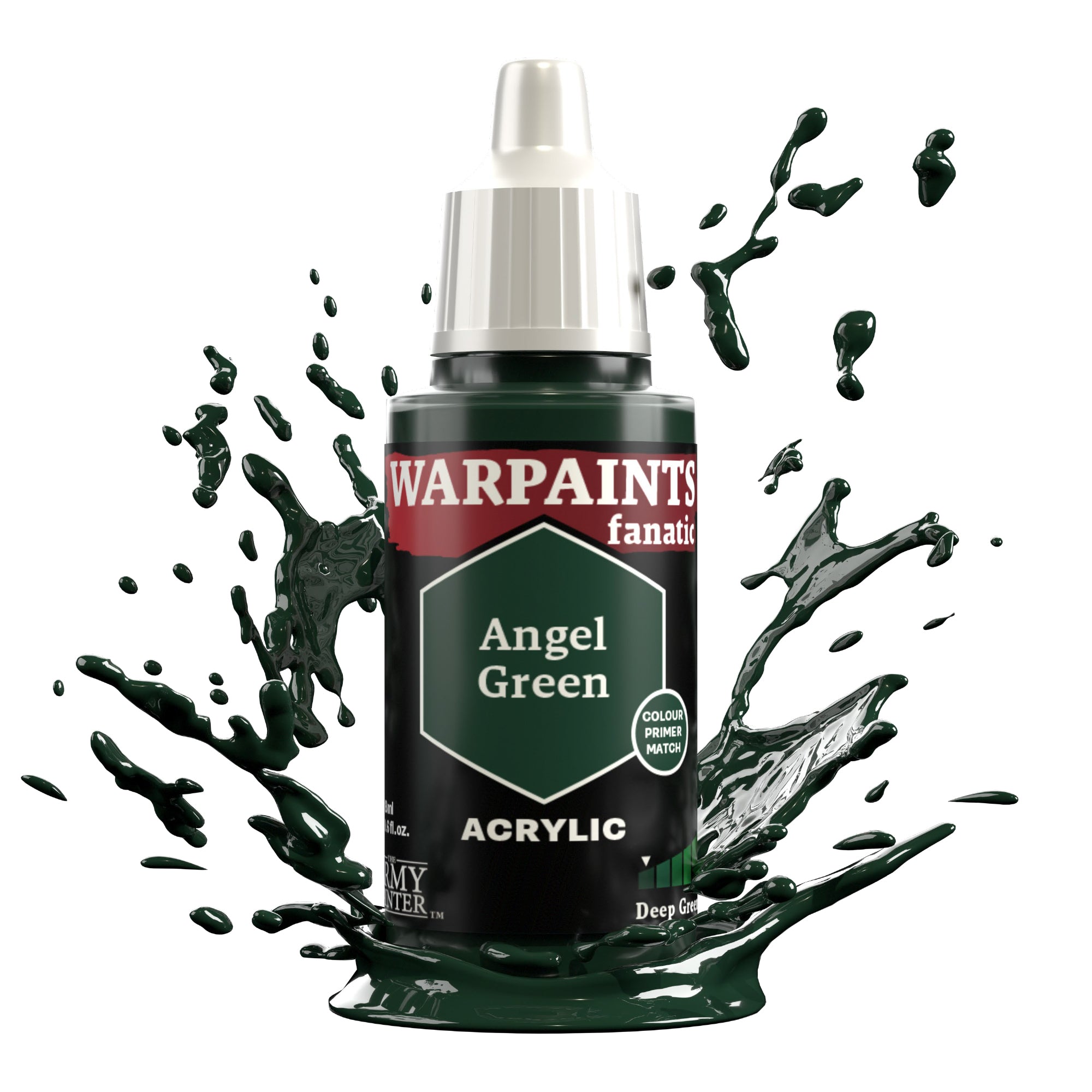 ARMY PAINTER: WARPAINTS FANATIC ACRYLIC - ANGEL GREEN | Boutique FDB