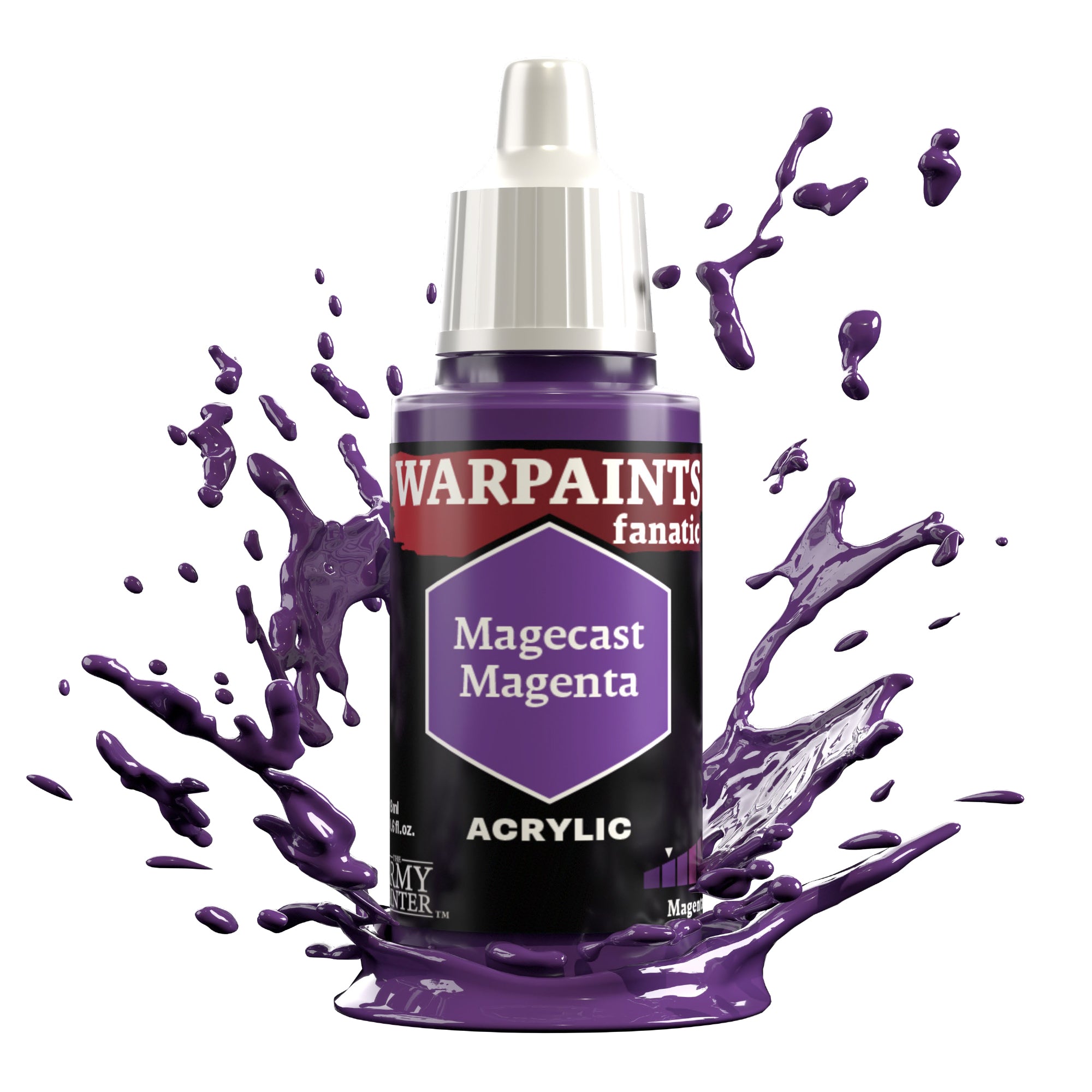 ARMY PAINTER: WARPAINTS FANATIC ACRYLIC - MAGECAST MAGENTA | Boutique FDB