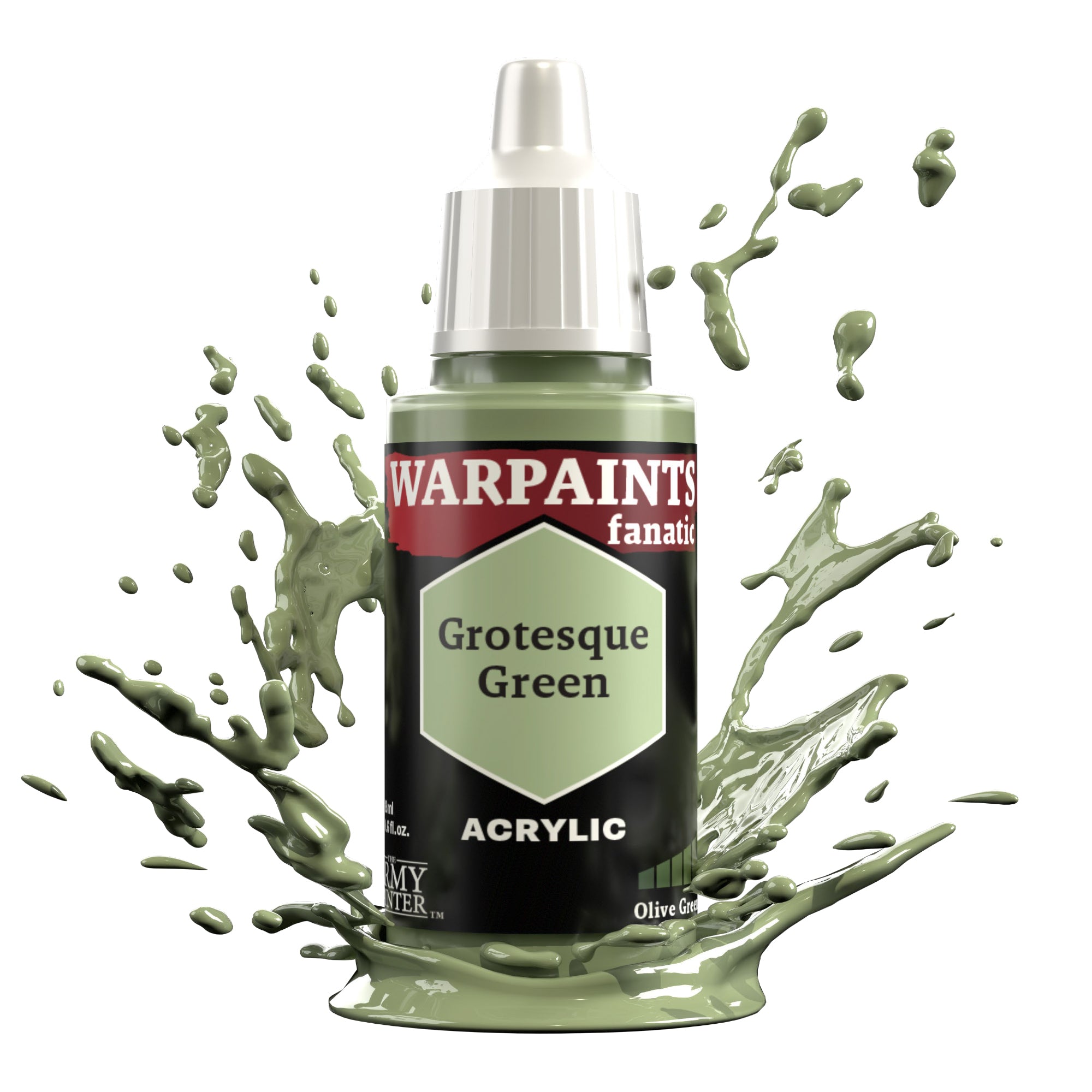 ARMY PAINTER: WARPAINTS FANATIC ACRYLIC - GROTESQUE GREEN | Boutique FDB