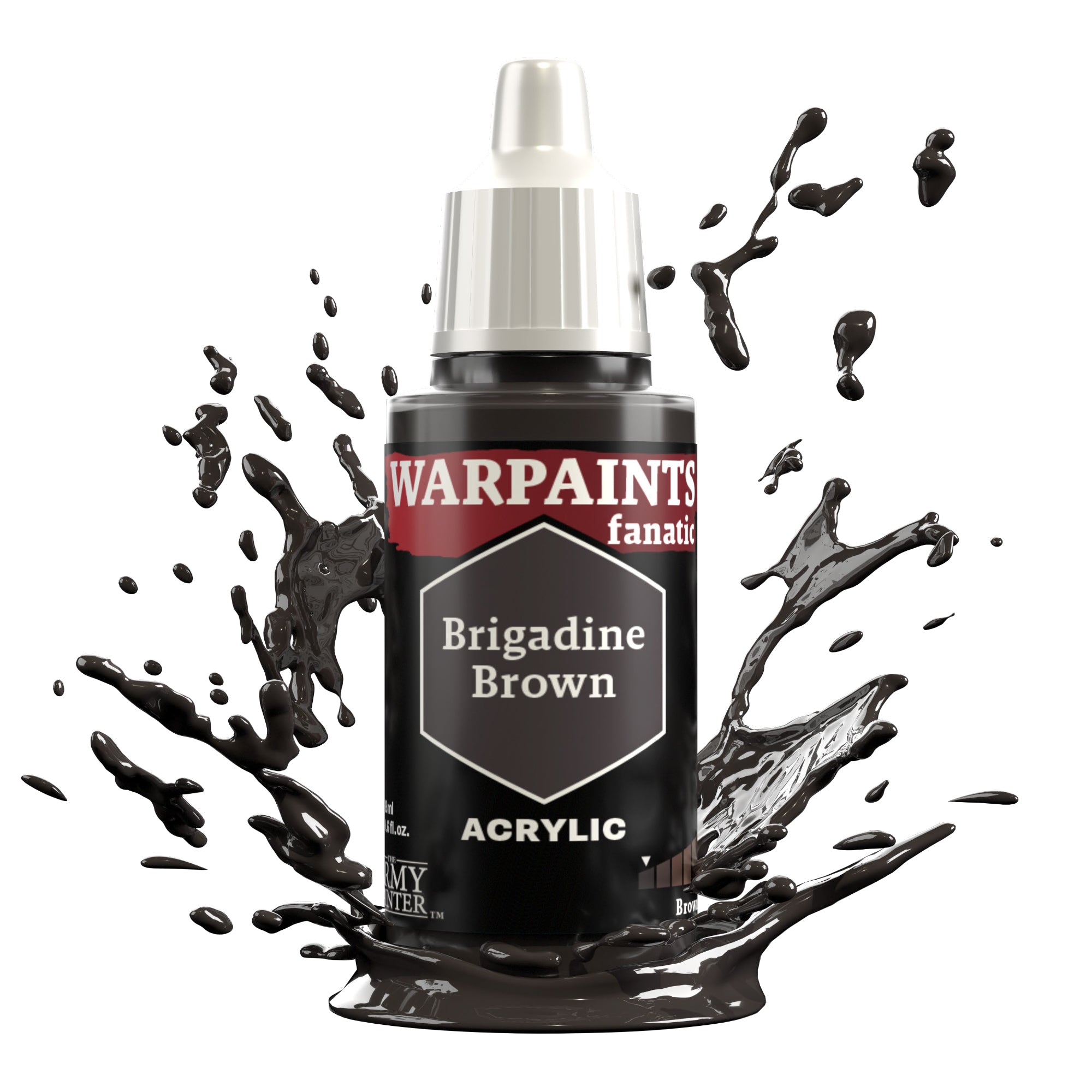 ARMY PAINTER: WARPAINTS FANATIC ACRYLIC - BRIGANDINE BROWN | Boutique FDB