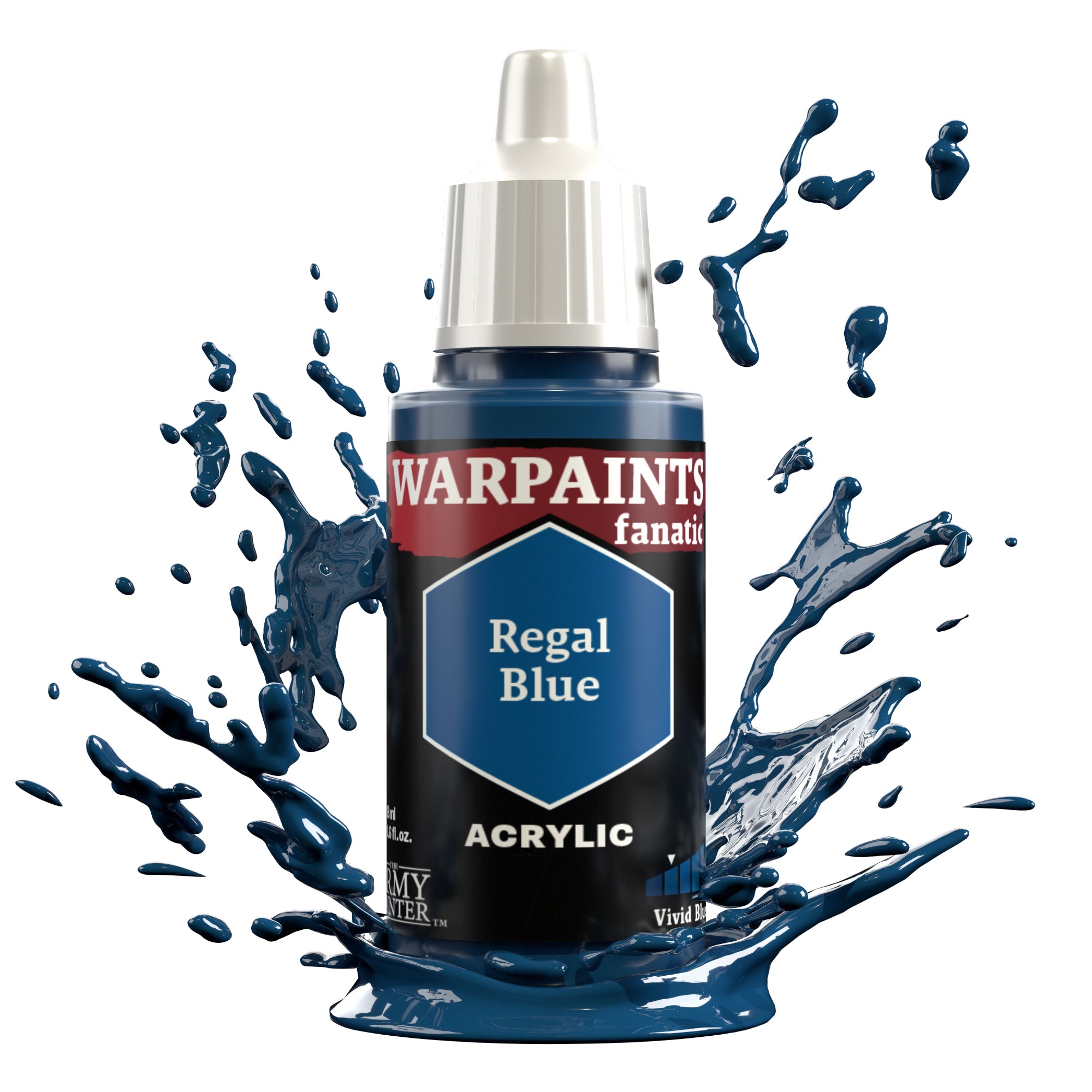 ARMY PAINTER: WARPAINTS FANATIC ACRYLIC - REGAL BLUE | Boutique FDB