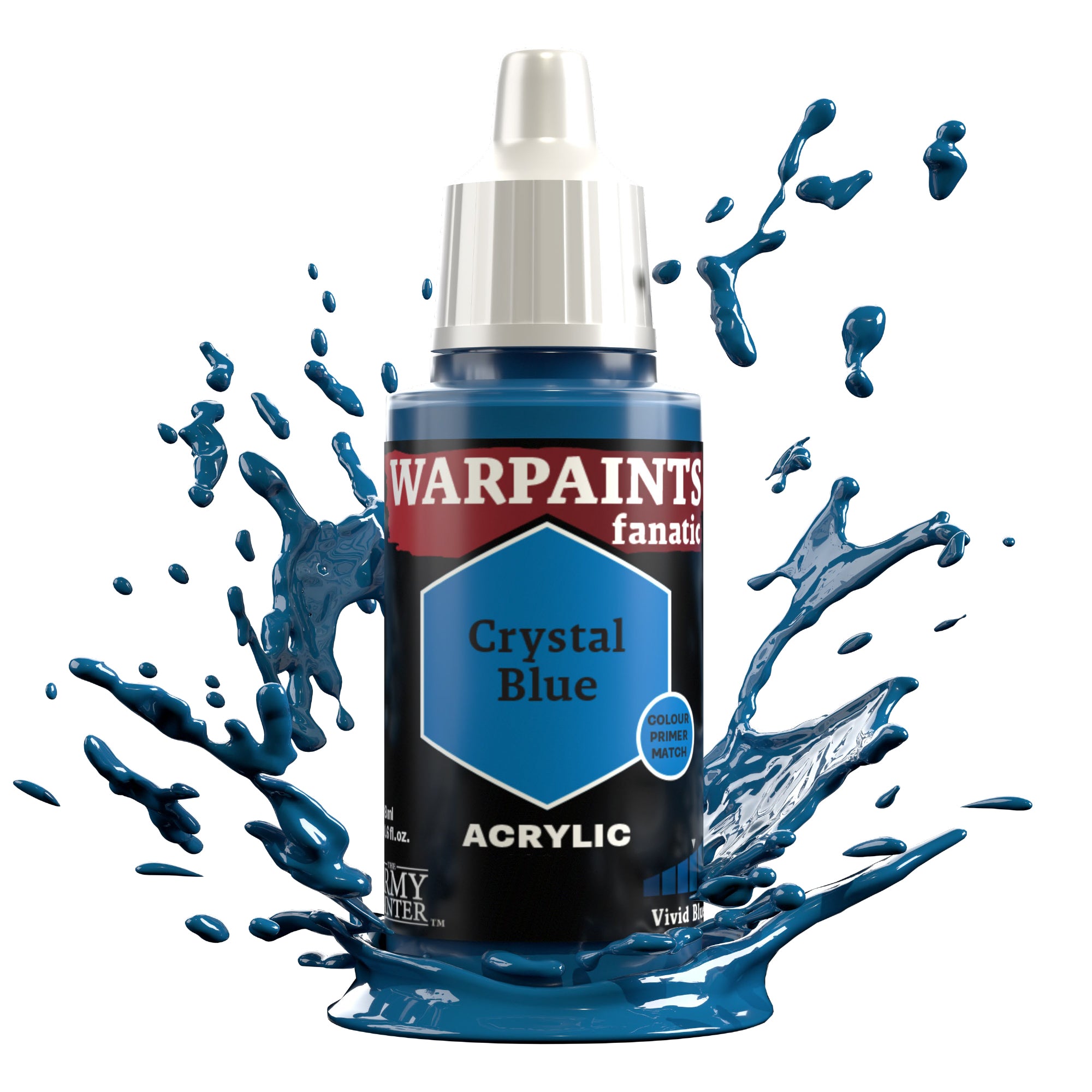 ARMY PAINTER: WARPAINTS FANATIC ACRYLIC - CRYSTAL BLUE | Boutique FDB