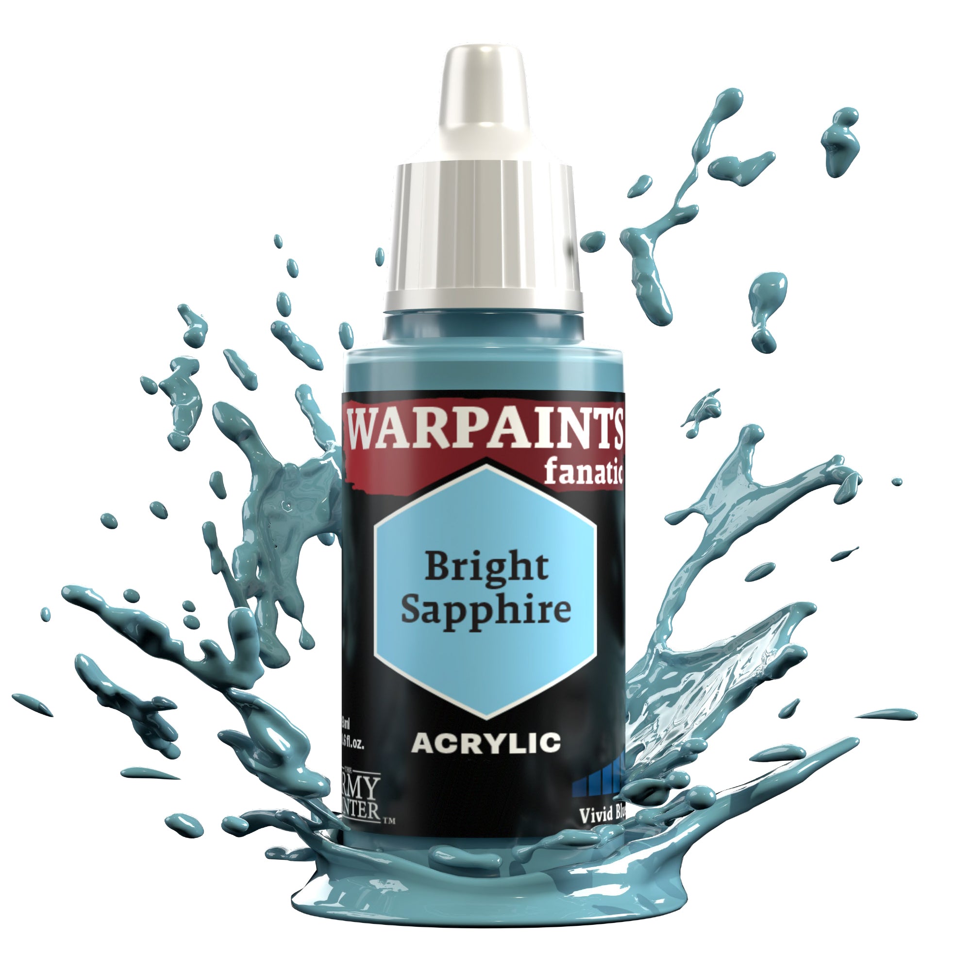 ARMY PAINTER: WARPAINTS FANATIC ACRYLIC - BRIGHT SAPPHIRE | Boutique FDB