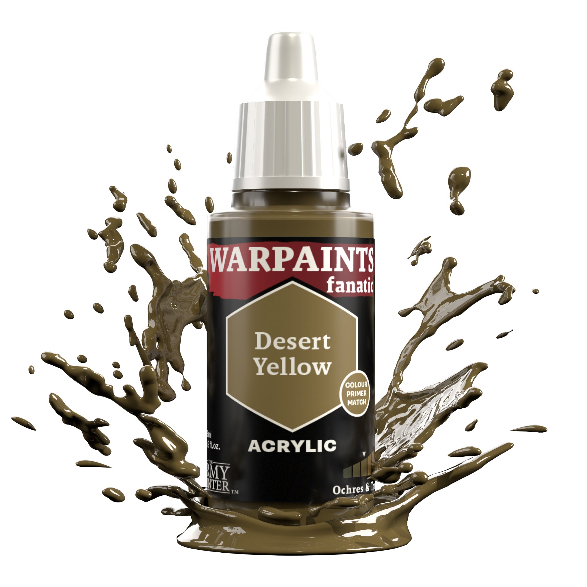 ARMY PAINTER: WARPAINTS FANATIC ACRYLIC - DESERT YELLOW | Boutique FDB