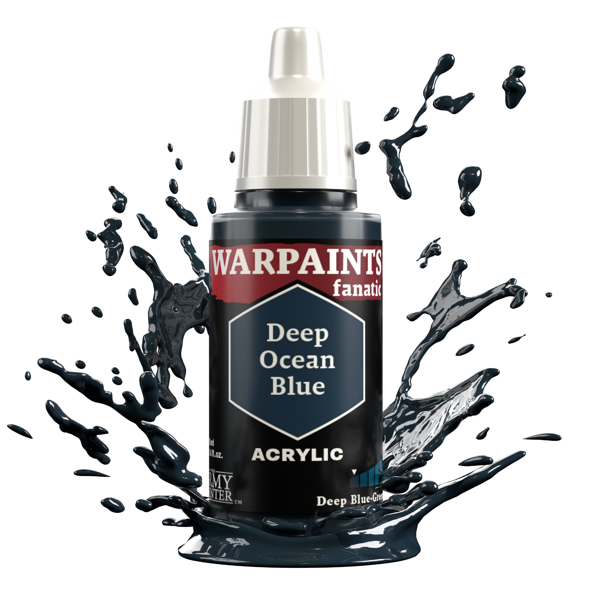 ARMY PAINTER: WARPAINTS FANATIC ACRYLIC - DEEP OCEAN BLUE | Boutique FDB