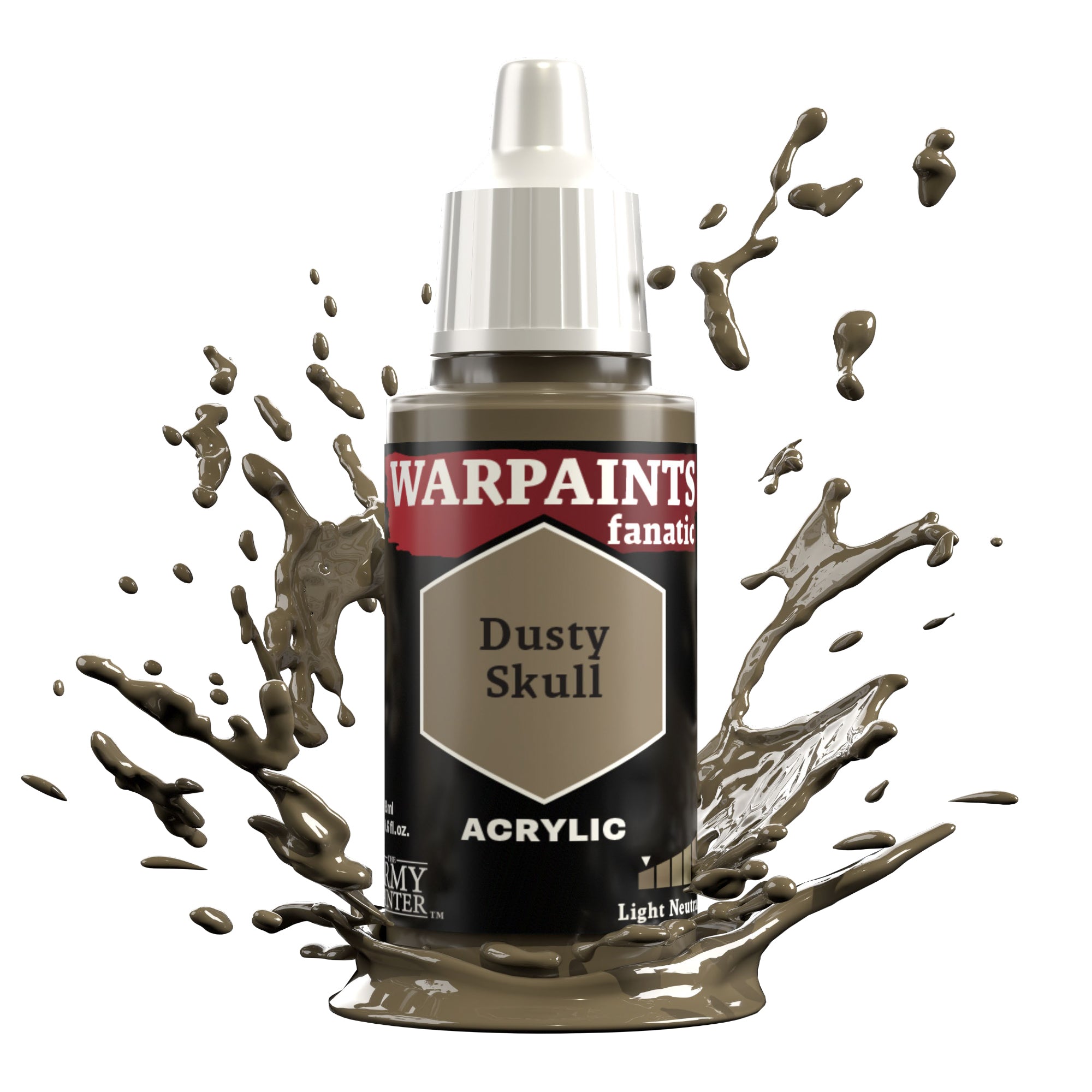 ARMY PAINTER: WARPAINTS FANATIC ACRYLIC - DUSTY SKULL | Boutique FDB