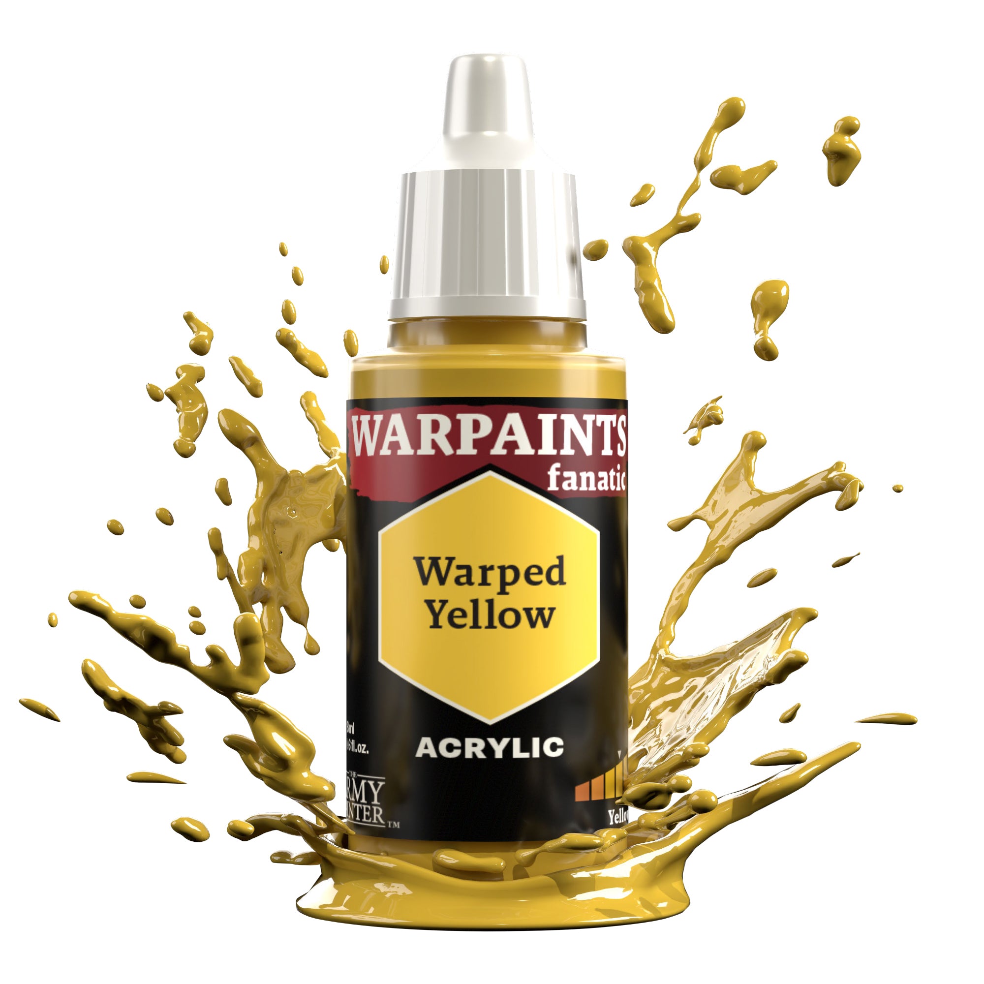 ARMY PAINTER: WARPAINTS FANATIC ACRYLIC - WARPED YELLOW | Boutique FDB