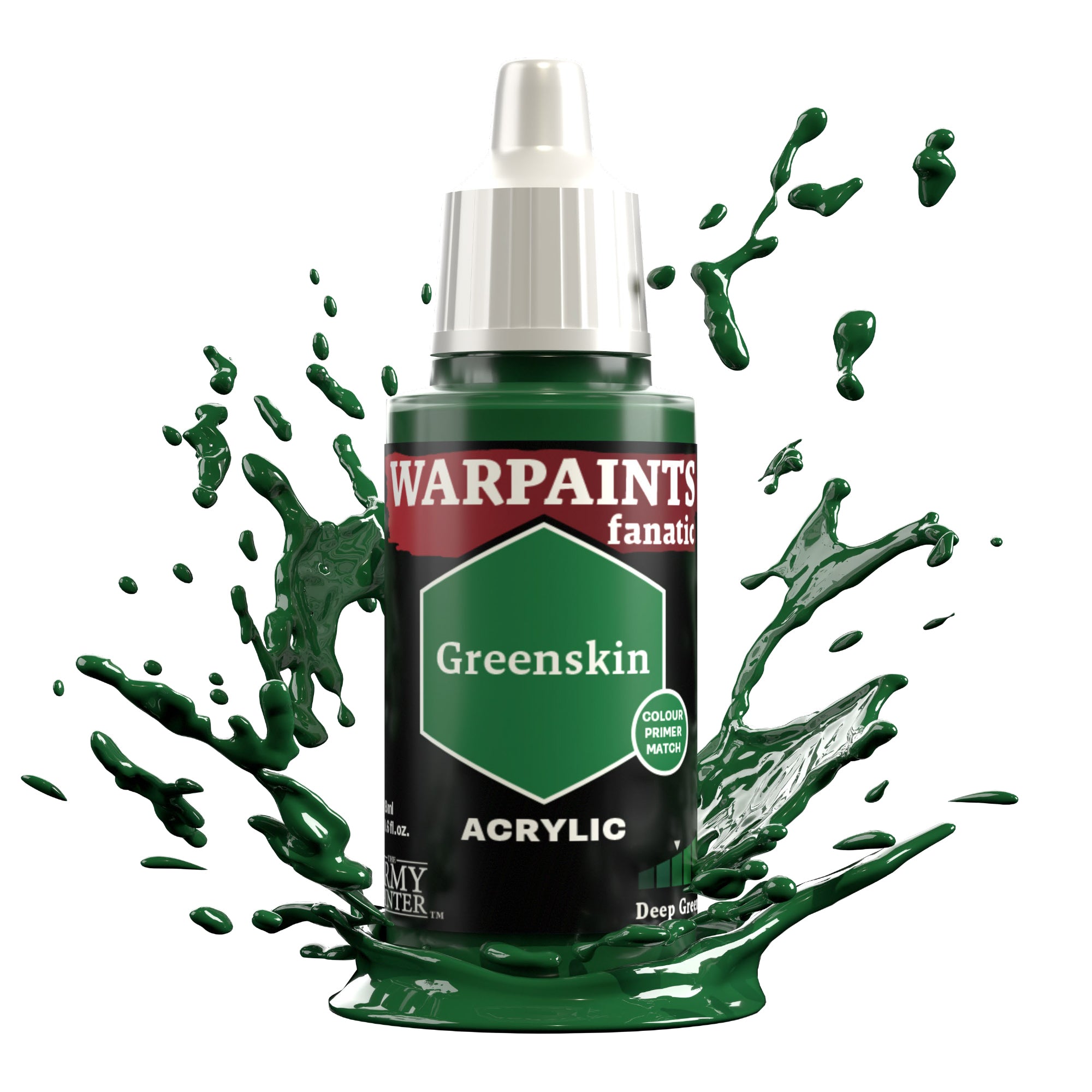 ARMY PAINTER: WARPAINTS FANATIC ACRYLIC - GREENSKIN | Boutique FDB