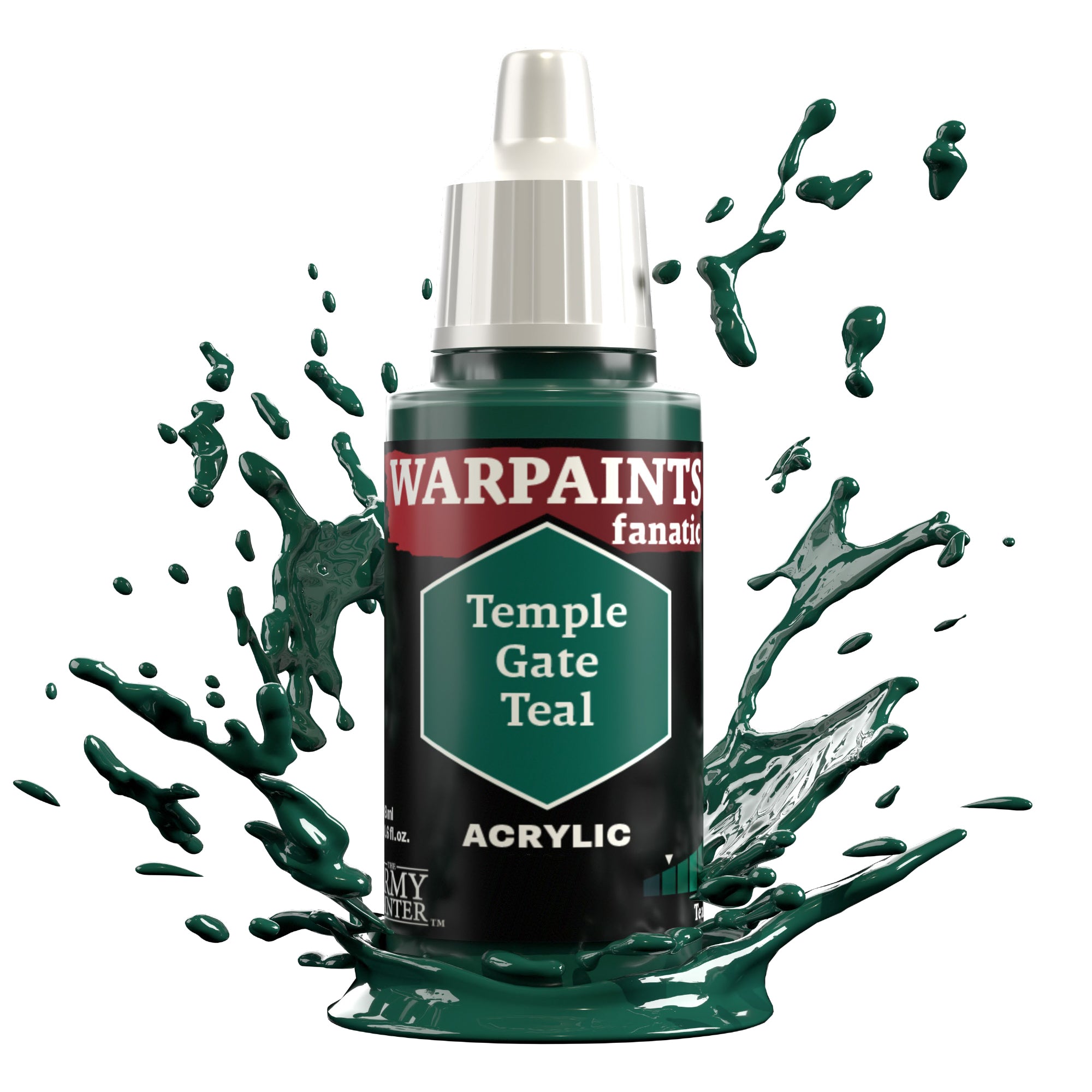 ARMY PAINTER: WARPAINTS FANATIC ACRYLIC - TEMPLE GATE TEAL | Boutique FDB