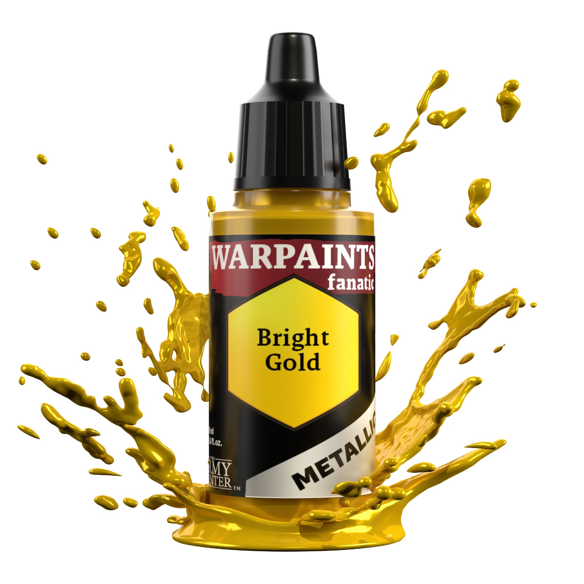 ARMY PAINTER: WARPAINTS FANATIC METALLIC - BRIGHT GOLD | Boutique FDB