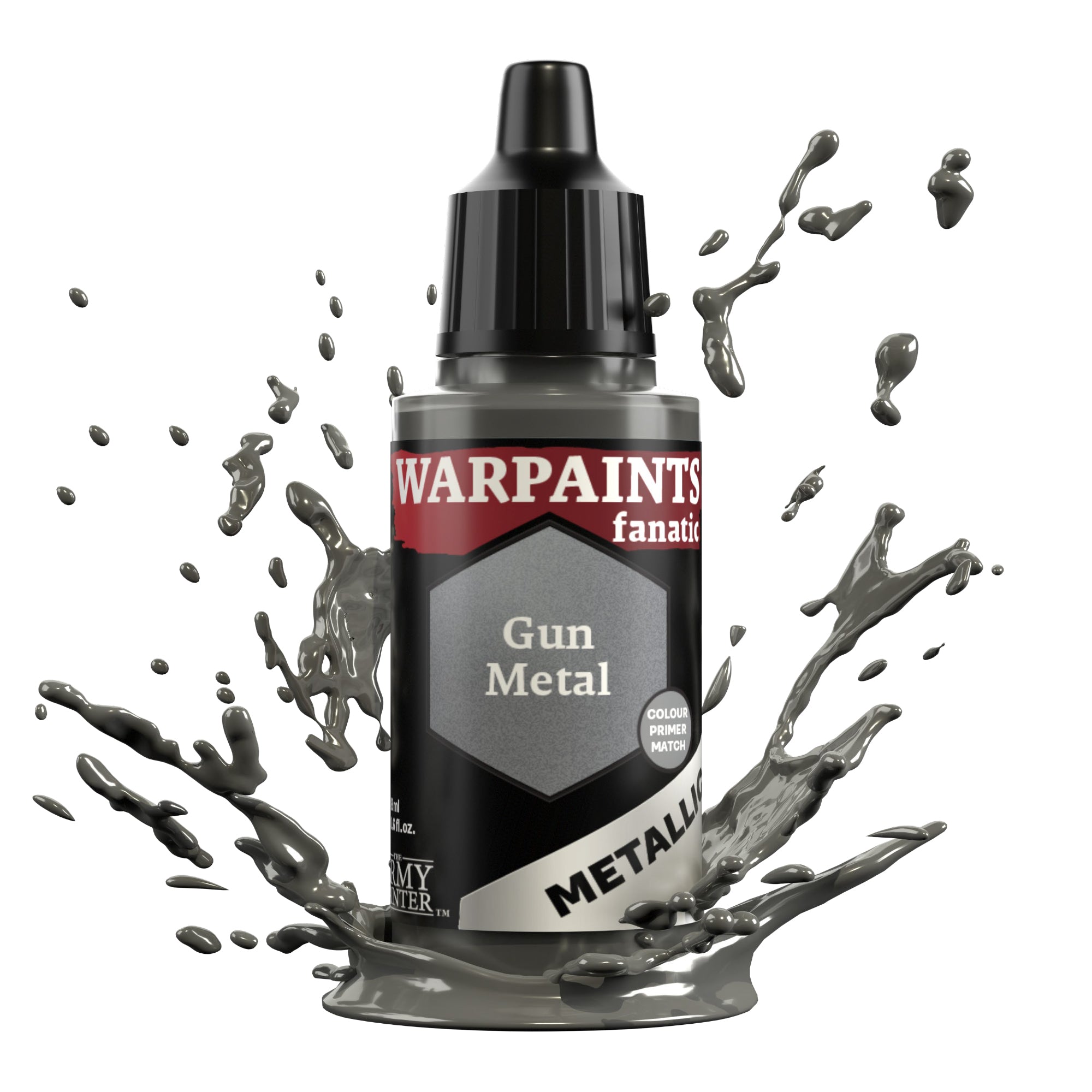 ARMY PAINTER: WARPAINTS FANATIC METALLIC - GUN METAL | Boutique FDB