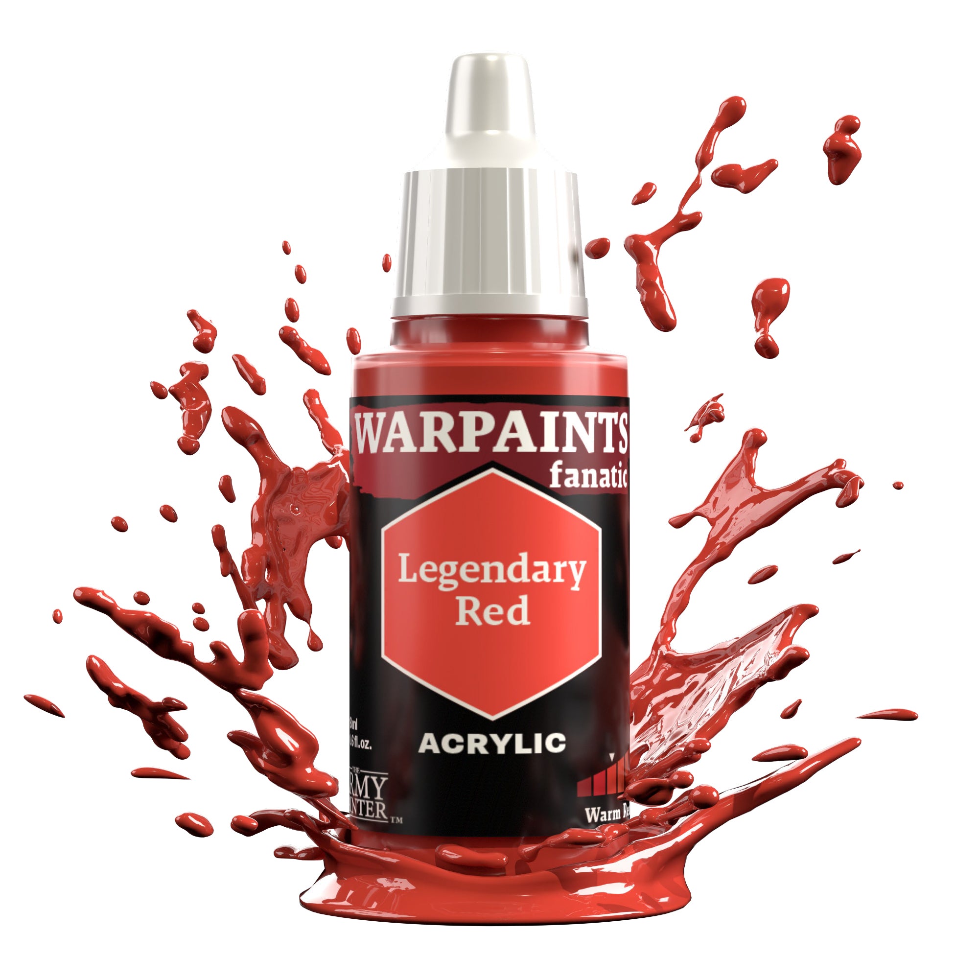 ARMY PAINTER: WARPAINTS FANATIC ACRYLIC - LEGENDARY RED | Boutique FDB