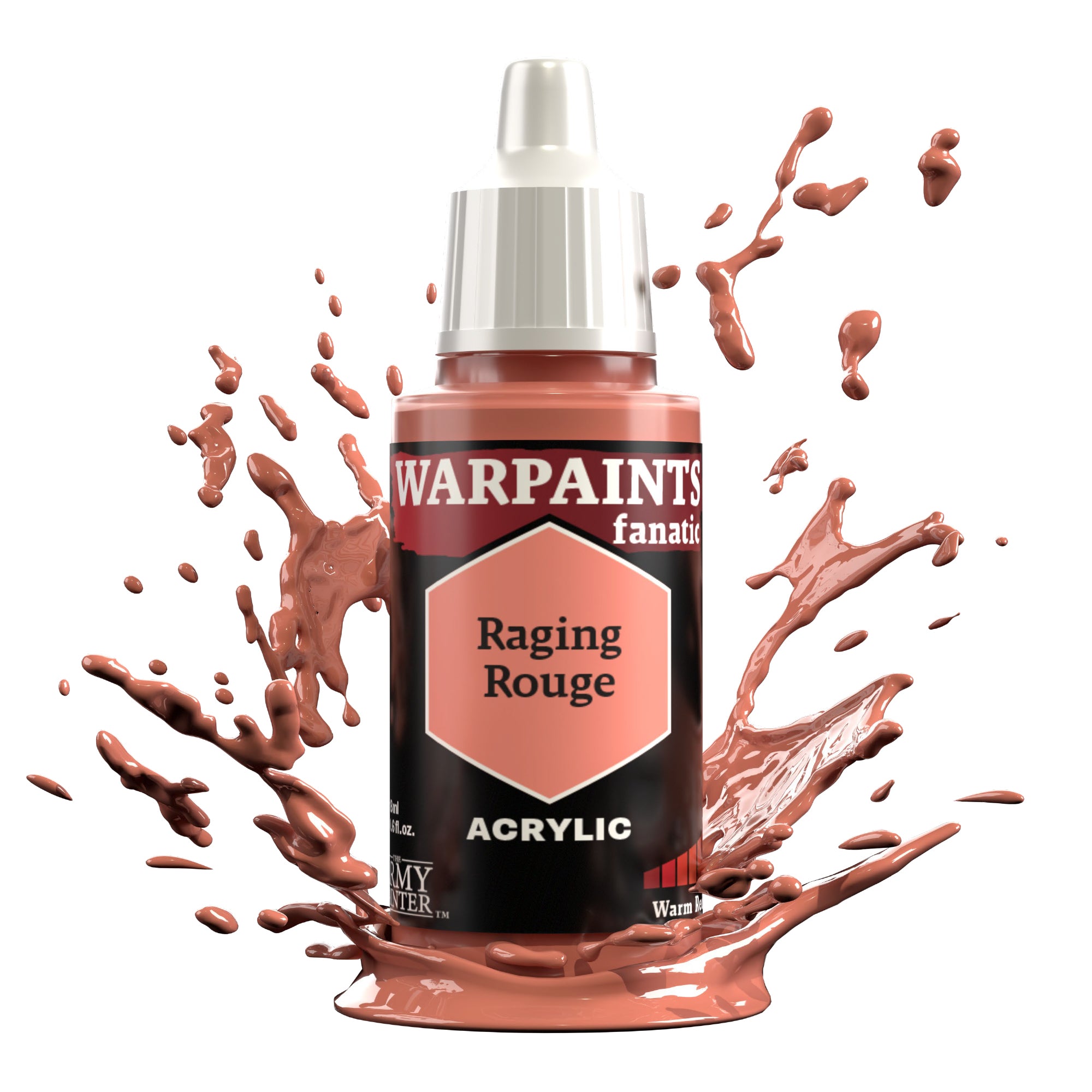 ARMY PAINTER: WARPAINTS FANATIC ACRYLIC - RAGING ROUGE | Boutique FDB