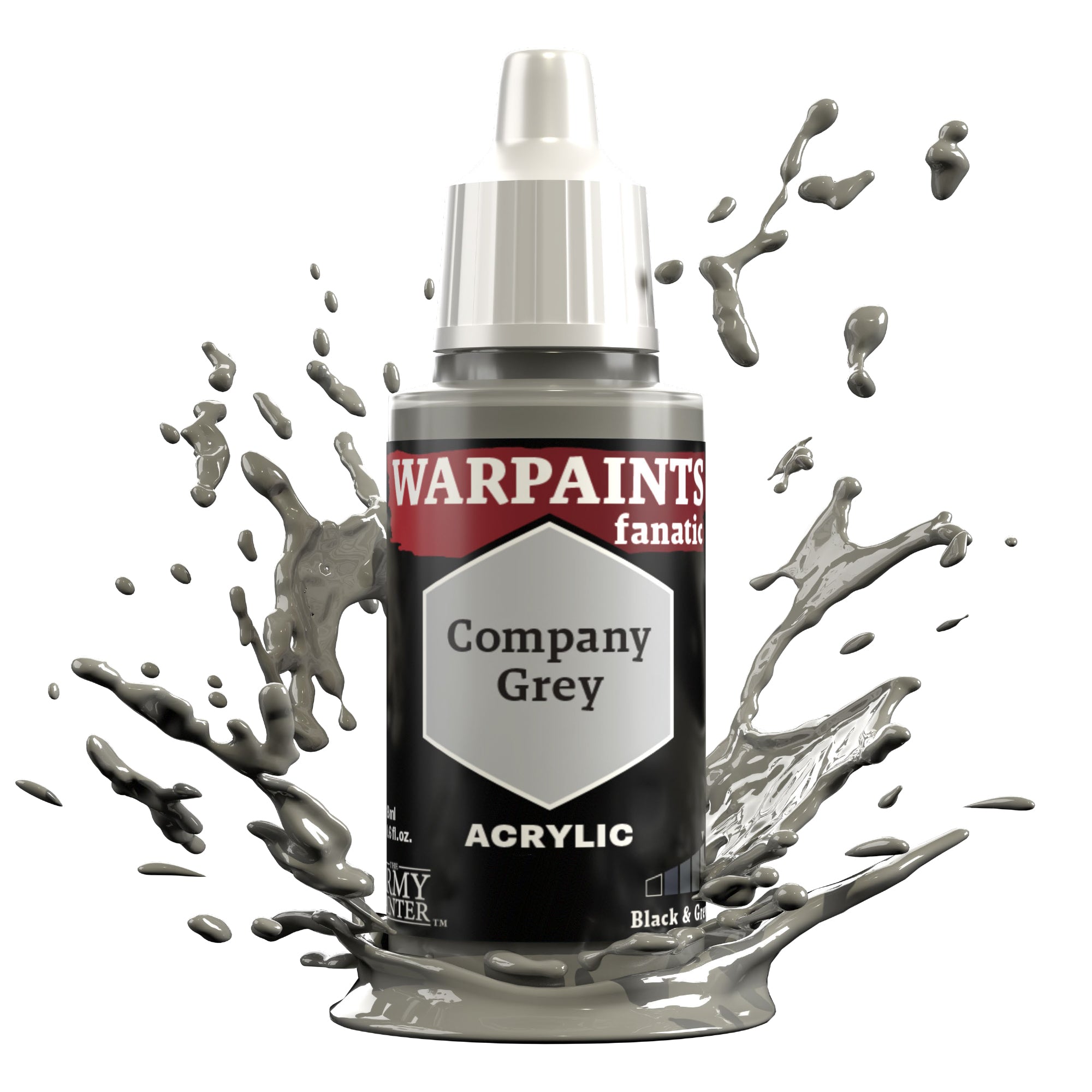 ARMY PAINTER: WARPAINTS FANATIC ACRYLIC - COMPANY GREY | Boutique FDB