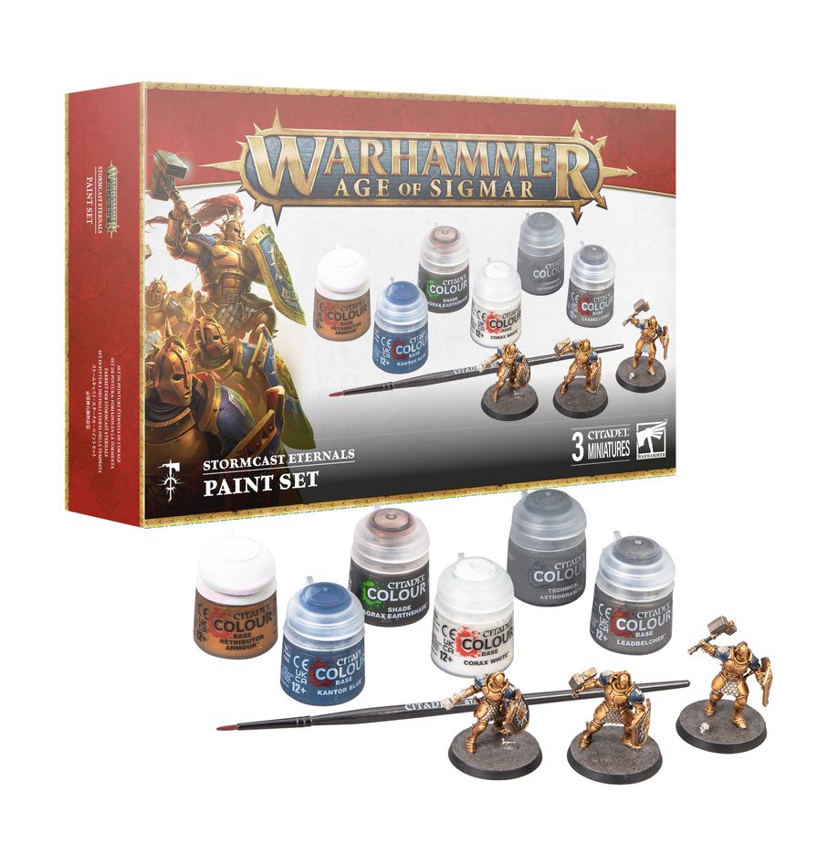 Age of Sigmar : Stormcast Eternal Paintset | Boutique FDB