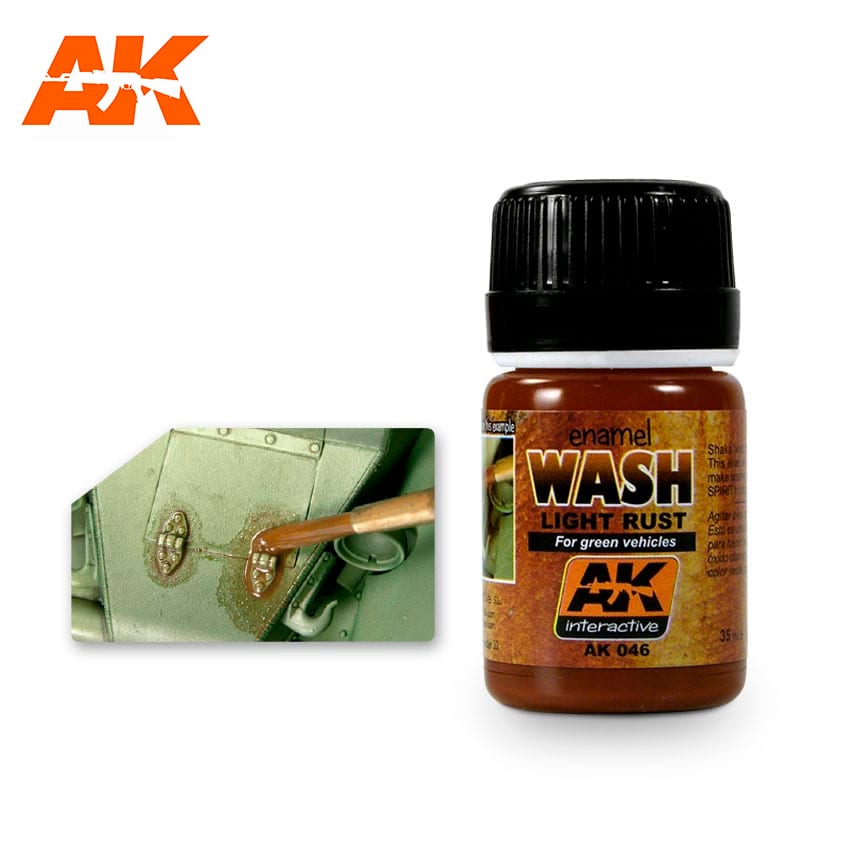 AK Interactive Light Rust Wash | Boutique FDB