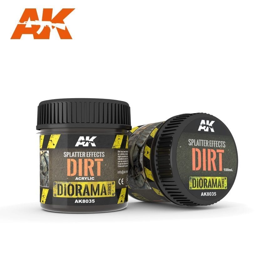 AK Interactive Splatter Effects Dirt - 100ml (Acrylic) | Boutique FDB