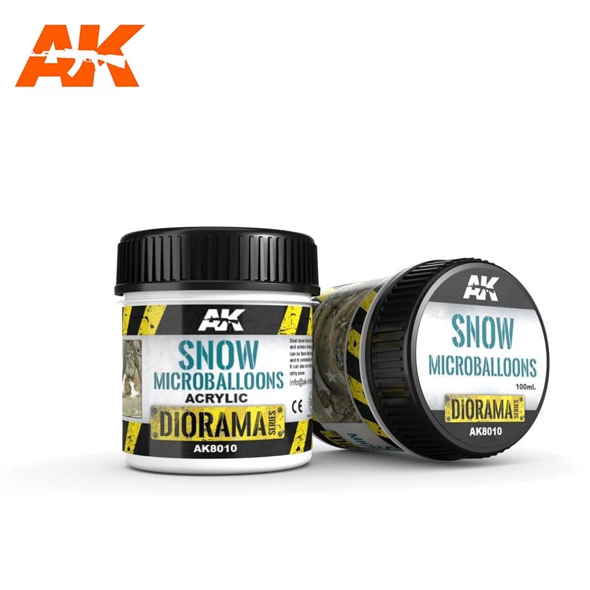 AK Interactive Snow Microballoons - 100ml | Boutique FDB