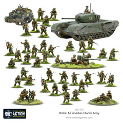 BOLT ACTION: BRITISH & CANADIAN ARMY (1943-45) - STARTER ARMY | Boutique FDB