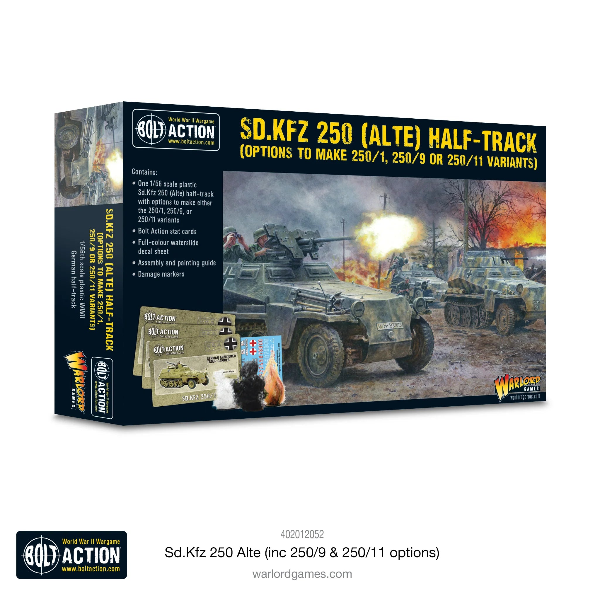 Sd.Kfz 250 (Alte) Half-Track (Options For 250/1, 250/9 & 250/11 Variants) | Boutique FDB