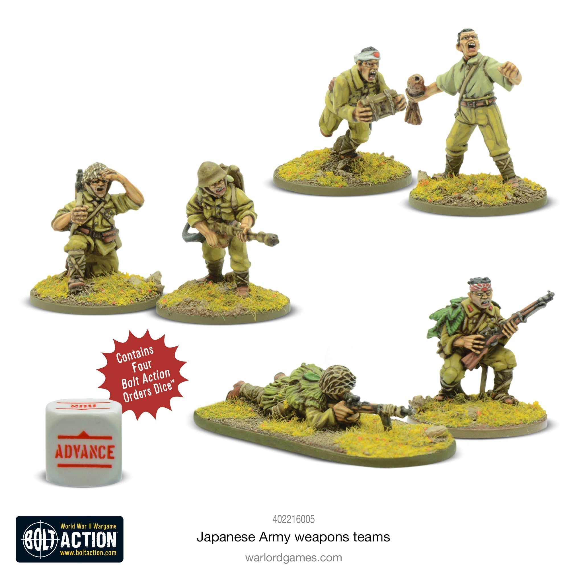 Warlord Games : Japanese Army Weapons Teams | Boutique FDB