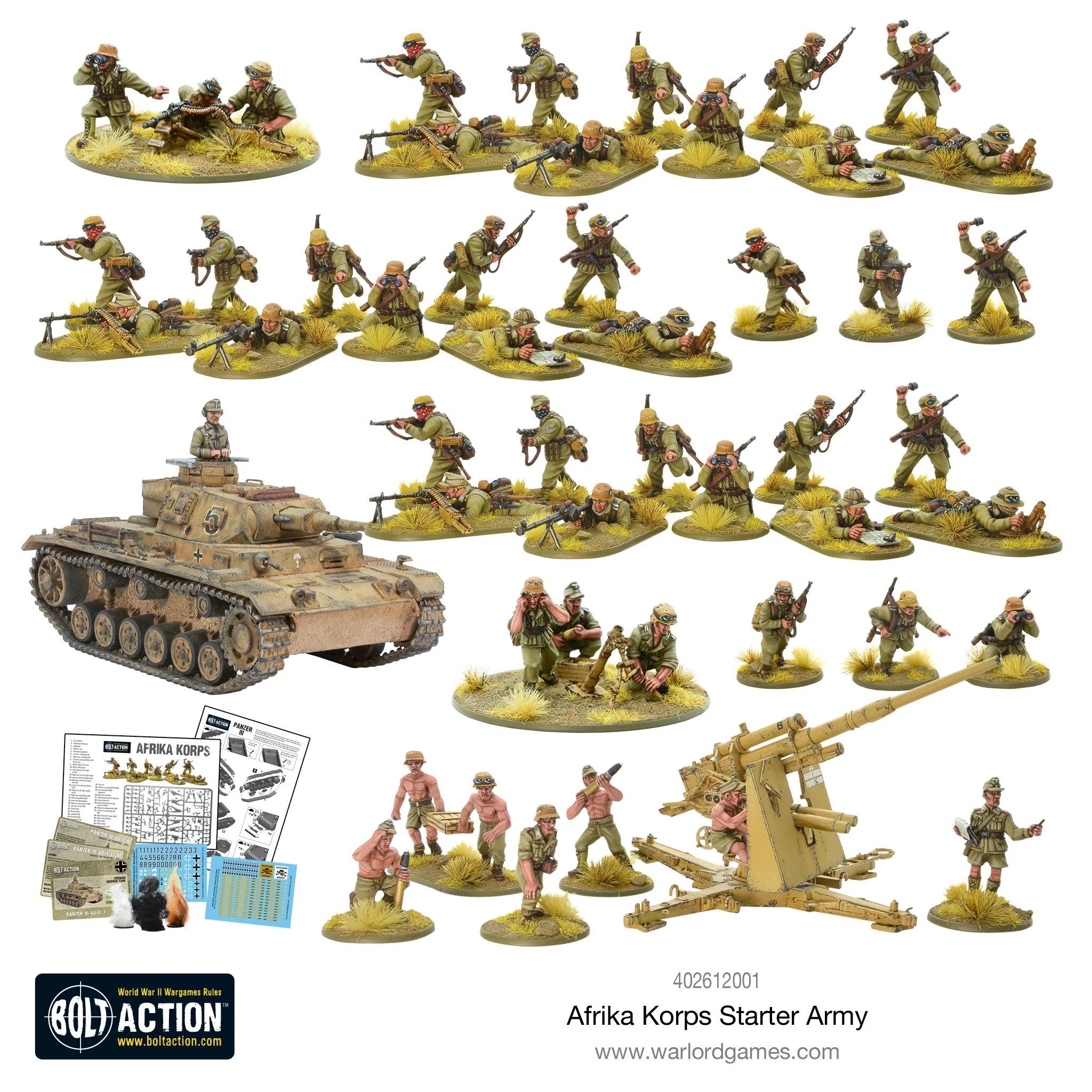 BOLT ACTION: AFRIKA KORPS - STARTER ARMY | Boutique FDB