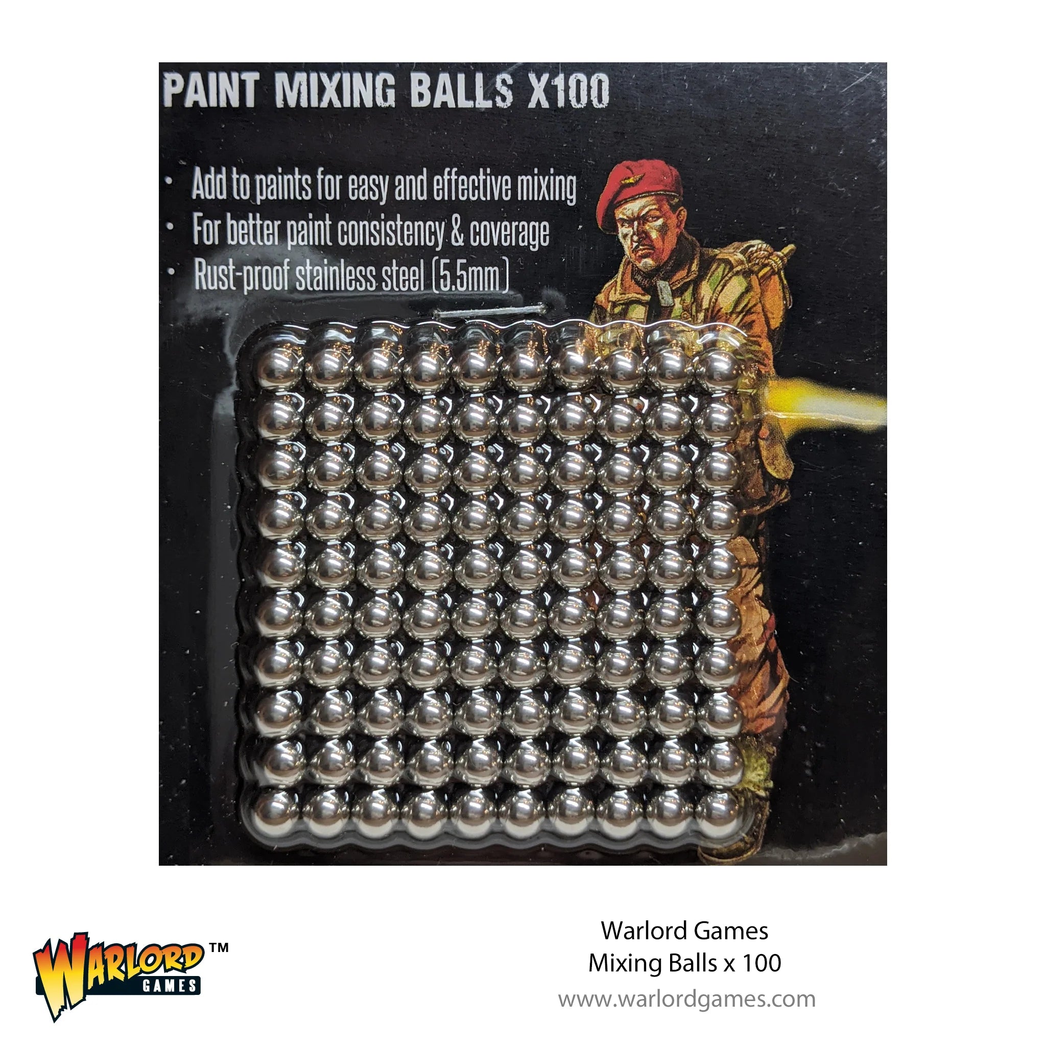 Warlord Mixing Balls (100) | Boutique FDB