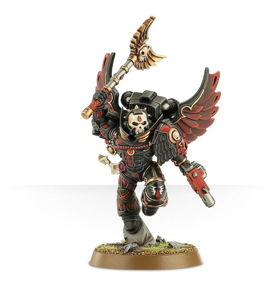 WARHAMMER 40K: BLOOD ANGELS - BLOOD ANGEL CHAPLAIN WITH JUMP PACK | Boutique FDB