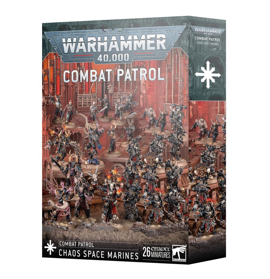 WARHAMMER 40K - COMBAT PATROL: CHAOS SPACE MARINES (NEW) | Boutique FDB