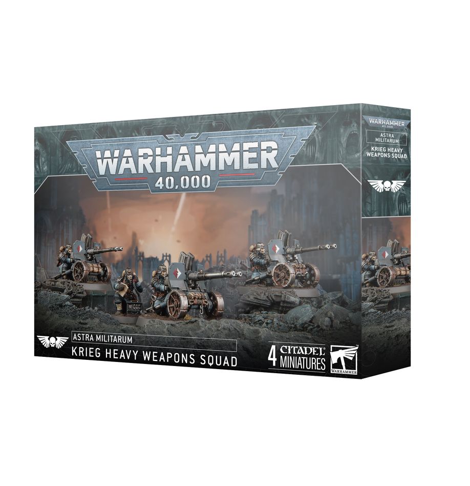 Warhammer 40K : Astra Militarum - Krieg Heavy Weapons Squad | Boutique FDB