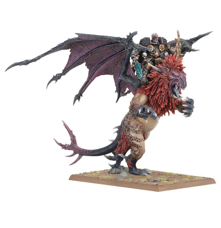 WARHAMMER : THE OLD WORLD : Chaos Lord on Manticore | Boutique FDB