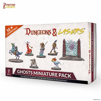 Dungeons & Lasers: Ghosts Miniature Pack (Clear Plastic) | Boutique FDB