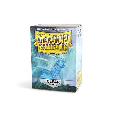 Dragon Shield Matte Sleeves - Clear (100) | Boutique FDB