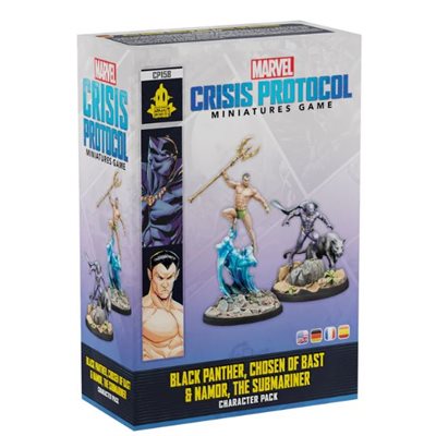 Marvel Crisis Protocol : Black Panther, Chosen of Bast & Namor, The Sub-Mariner | Boutique FDB