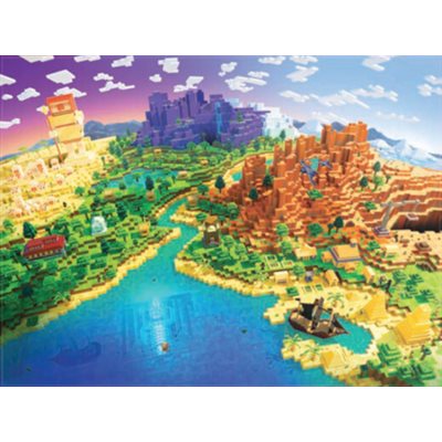 Puzzle : Ravensburger - The World of Minecraft 1500pcs | Boutique FDB