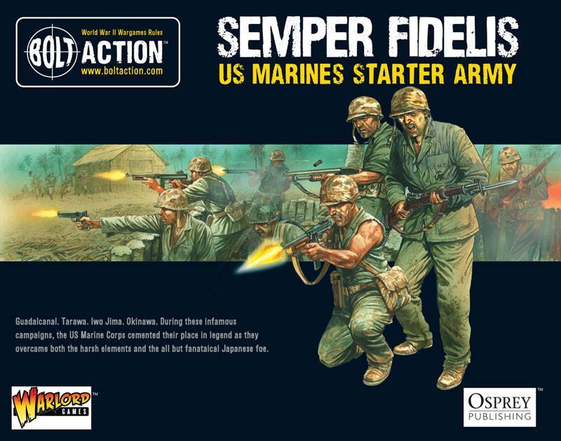 BOLT ACTION: SEMPER FIDELIS US MARINES - STARTER ARMY | Boutique FDB