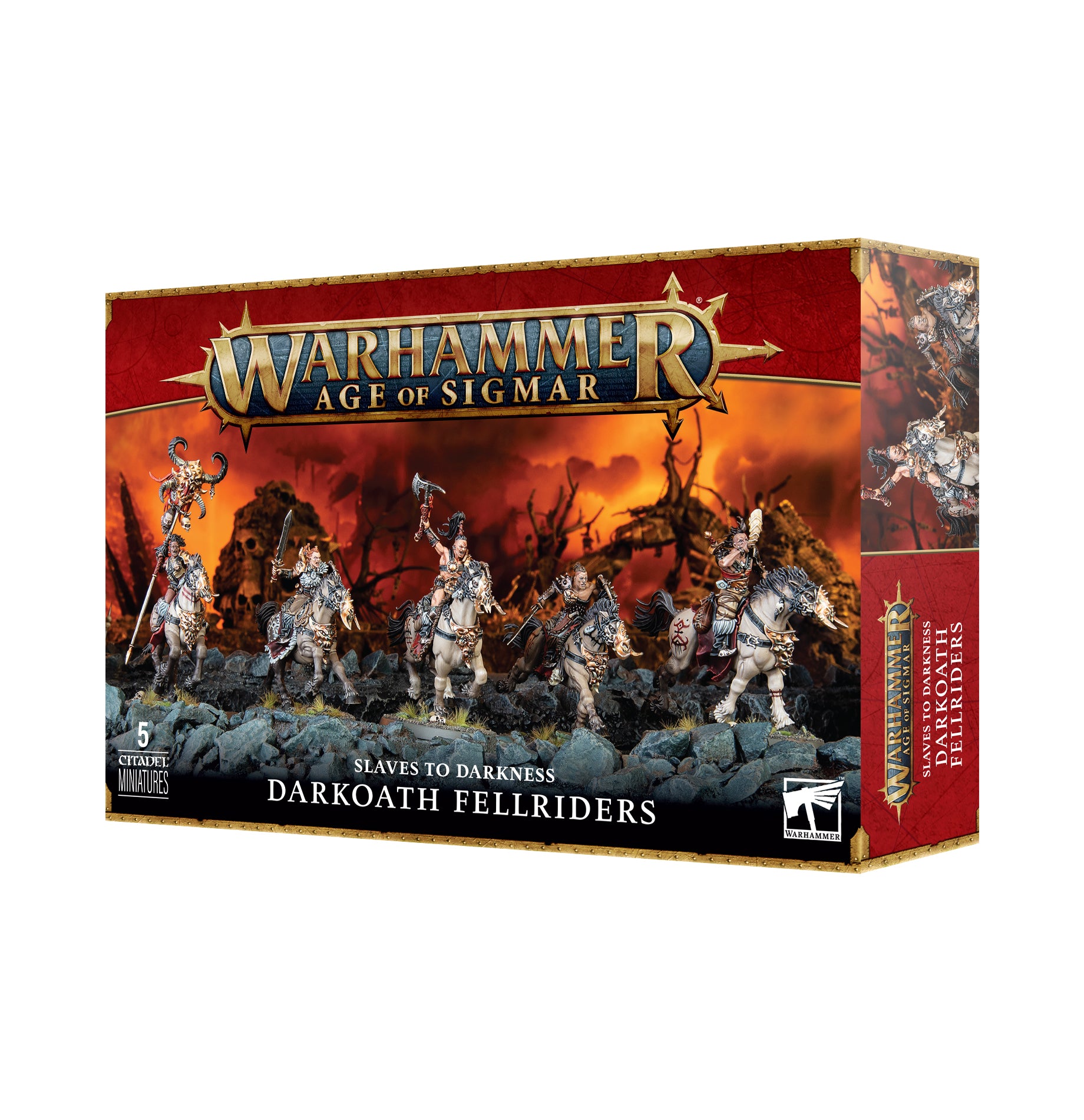 Warhammer : Age of Sigmar : Slaves to Darkness : Darkoath Fellriders | Boutique FDB