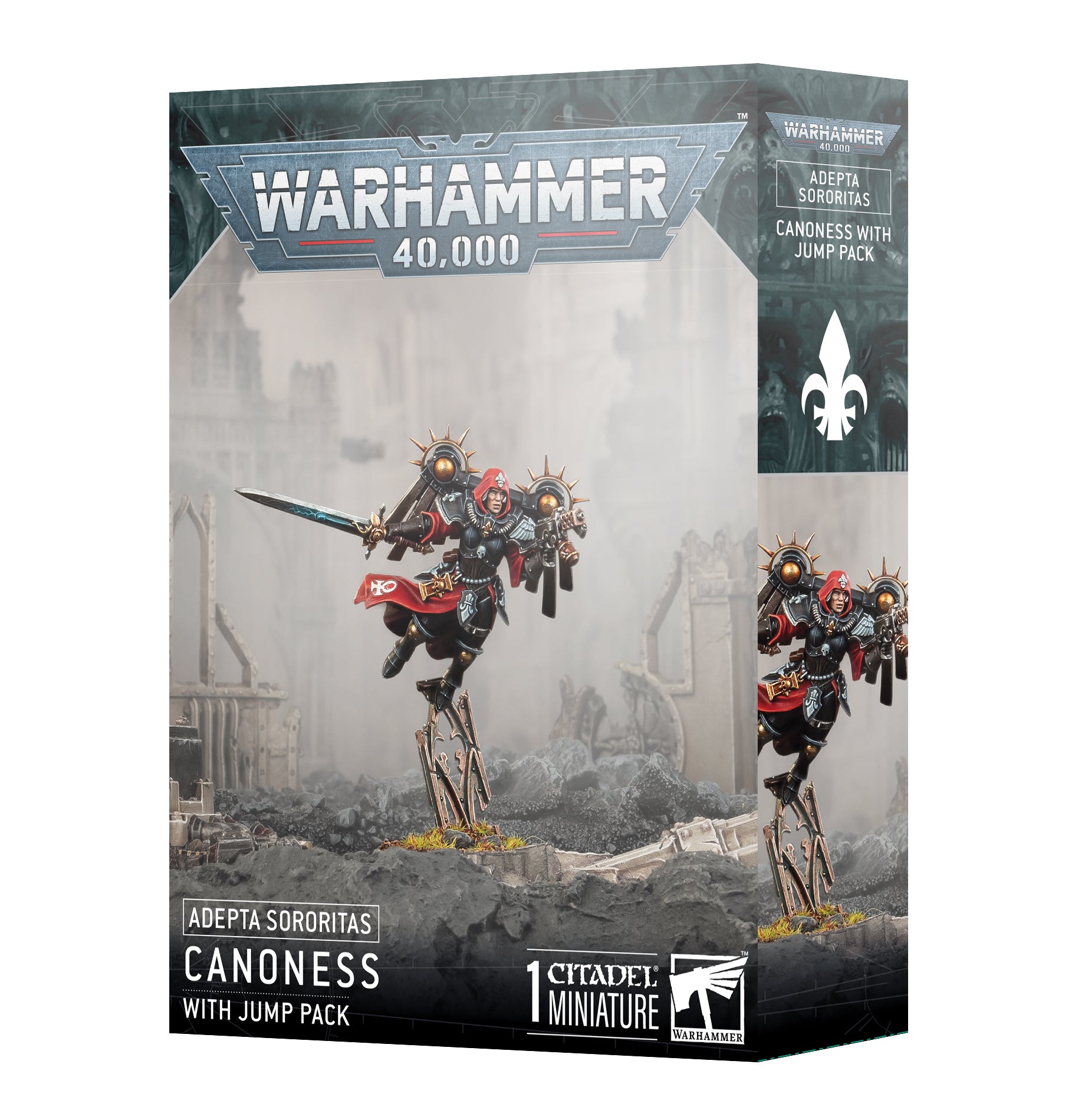 Warhammer 40K : Adepta Sororitas : Canoness with jump pack | Boutique FDB