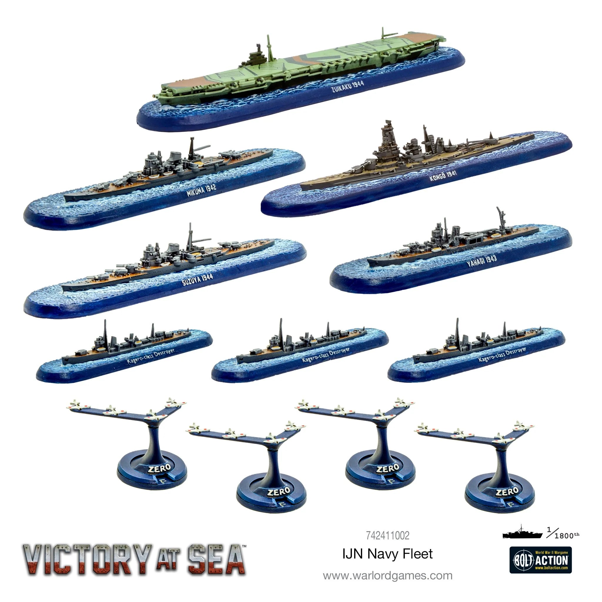 Victory at Sea IJN fleet | Boutique FDB