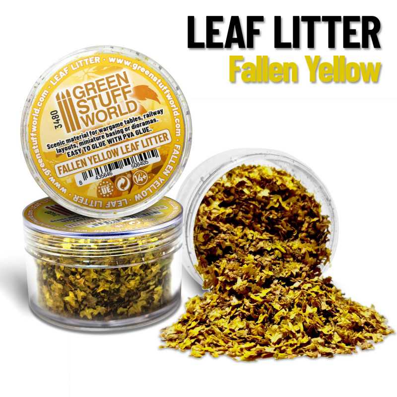 Green Stuff World : Leaf Litter - Fallen Yellow | Boutique FDB