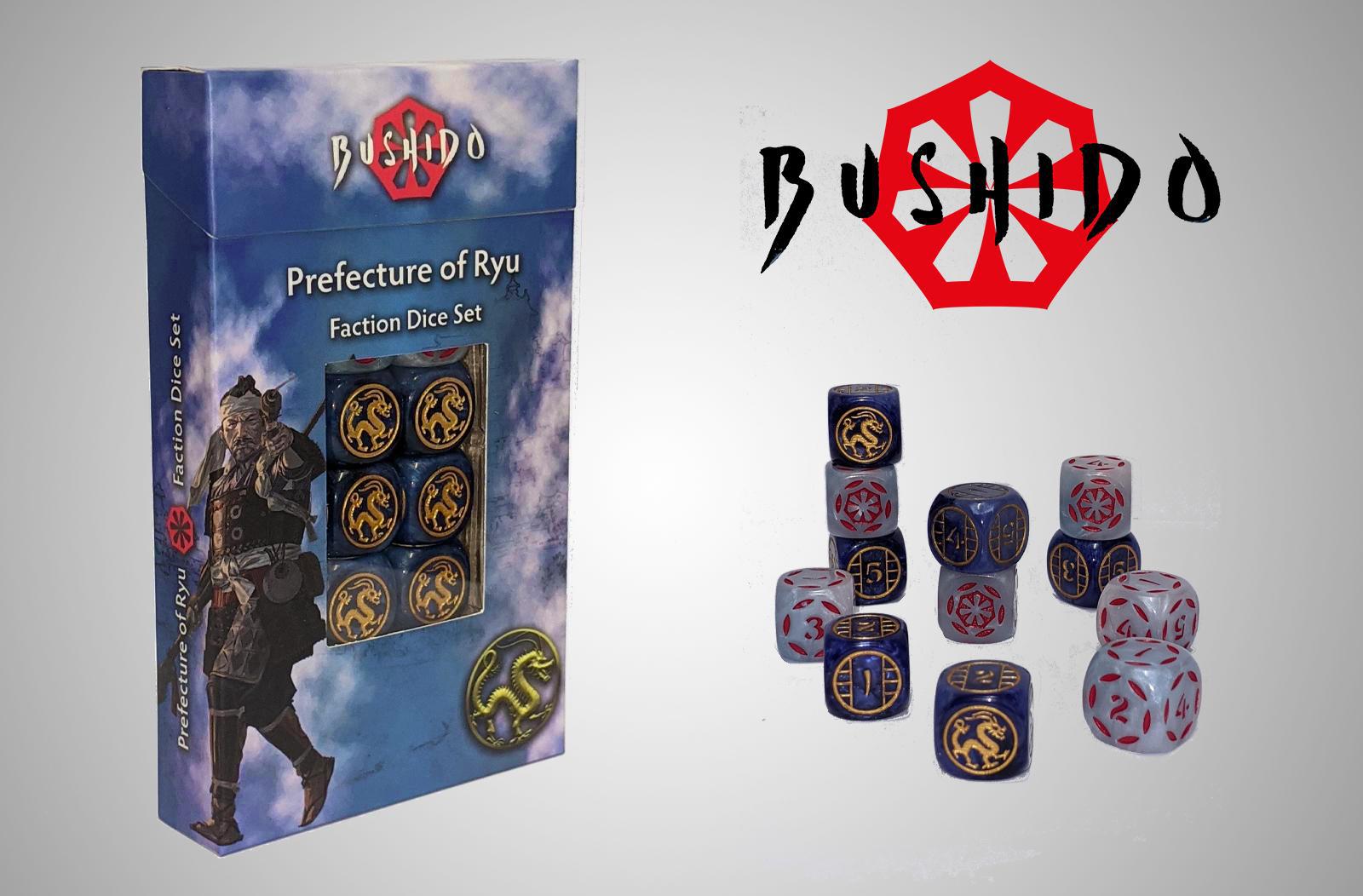 BUSHIDO RISEN SUN: PREFECTURE OF RYU - FACTION DICE SET | Boutique FDB