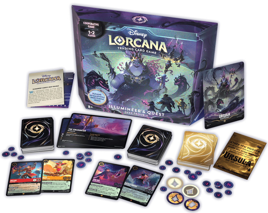 DISNEY LORCANA: URSULA'S RETURN - ILLUMINEER'S QUEST DEEP TROUBLE | Boutique FDB