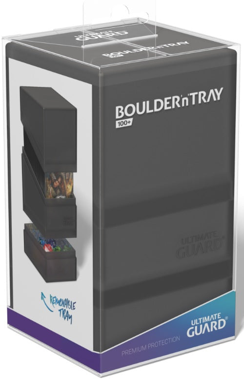 Ultimate Guard : Deck Case - Boulder'N'Tray 100+ - Onyx | Boutique FDB